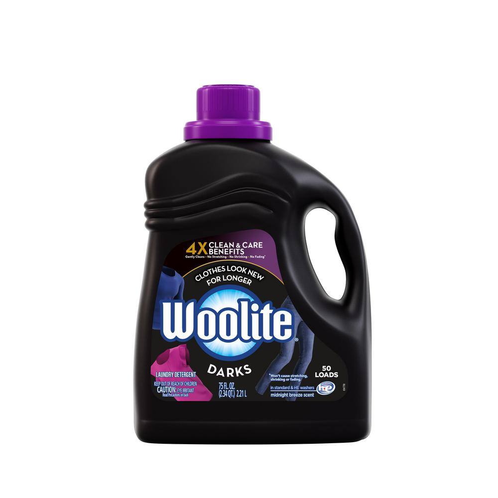 Woolite 75 oz. Gentle for Darks Liquid Laundry Detergent 93516 The