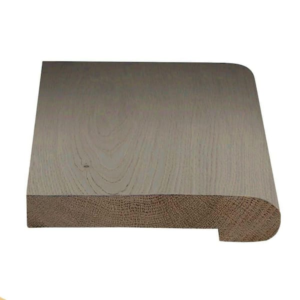 ASPEN FLOORING Oxford Caucho Wood 3 in. W x 78 in. L No Water Protection Stair Nosing Hardwood Trim