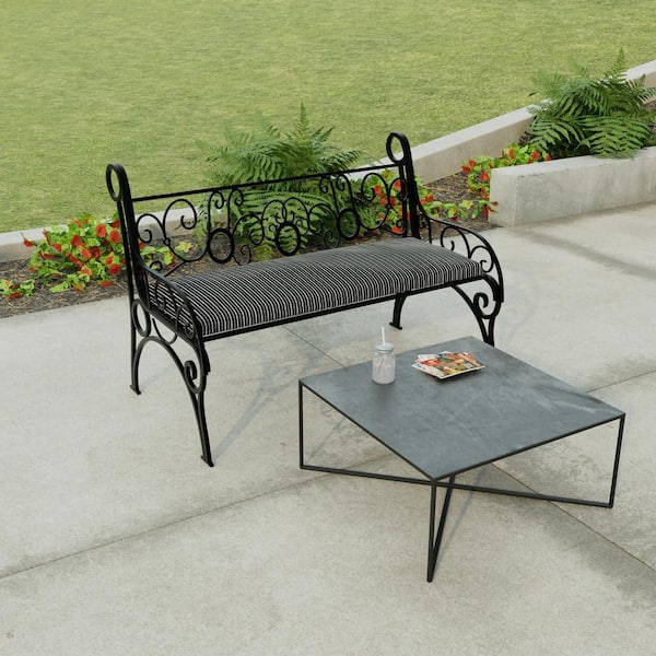 Jordan Manufacturing Celosia Cream Outdoor Bench Pad