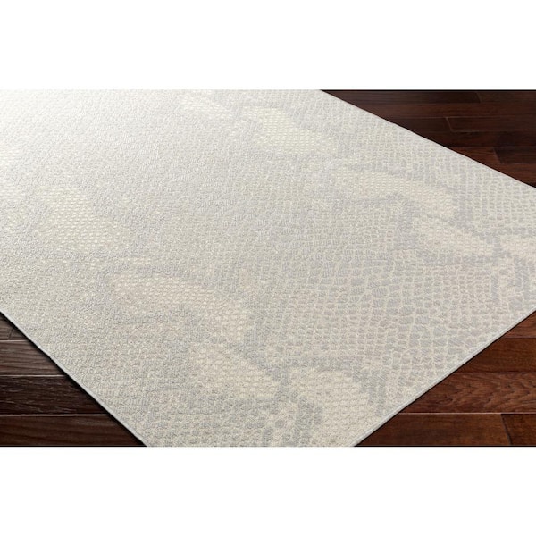 Ravello Cream Animal Print 7 ft. x 9 ft. Indoor/Outdoor Area Rug