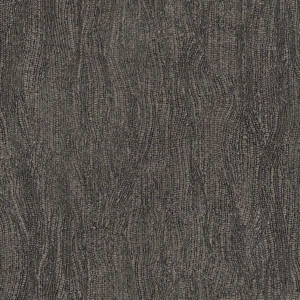 Unbranded Special FX 2 Collection Black Wavy Reptile Skin Design Vinyl on Non-Woven Non-Pasted Wallpaper Sample
