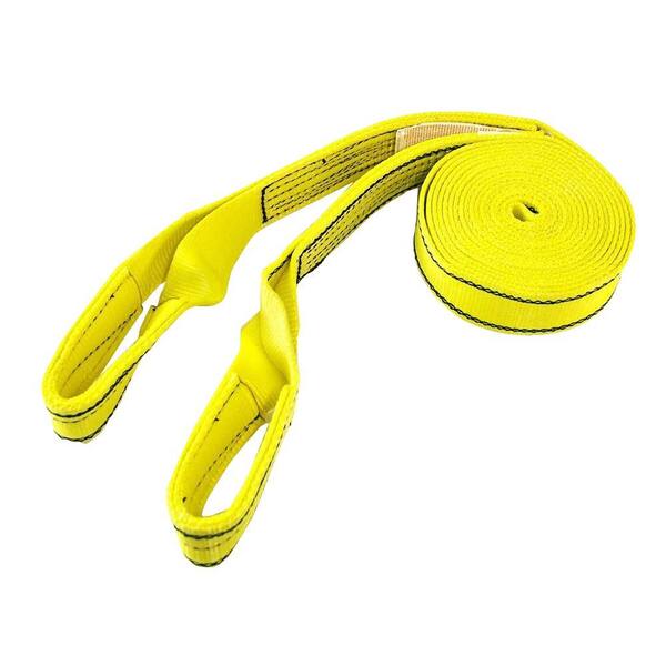 Cargo Boss 20,000 lb. 30 ft. x 2 in. Recovery Tow Strap with Loops