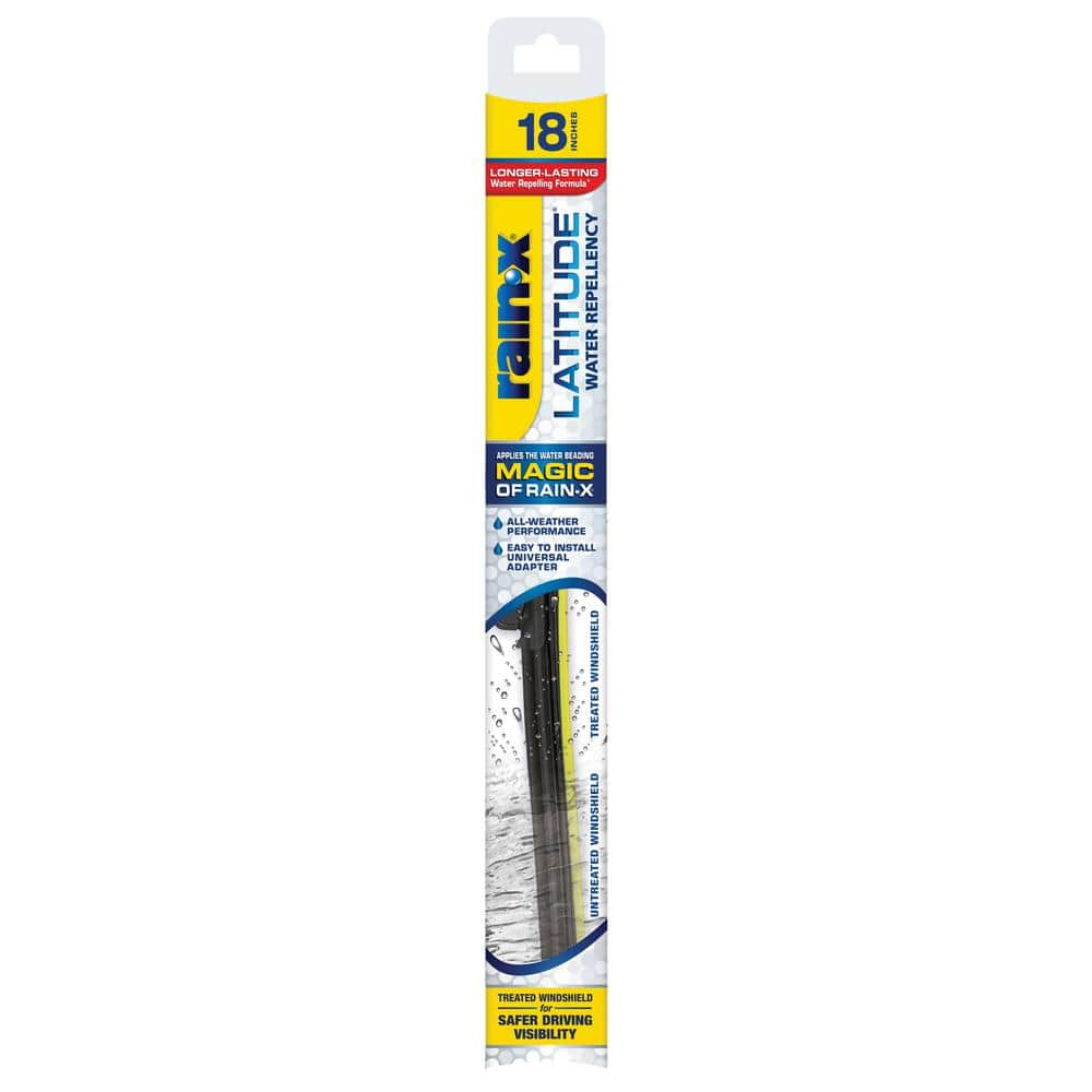 Rain-X Latitude Water Repellency 18  2-in-1 Windshield Wiper Blade