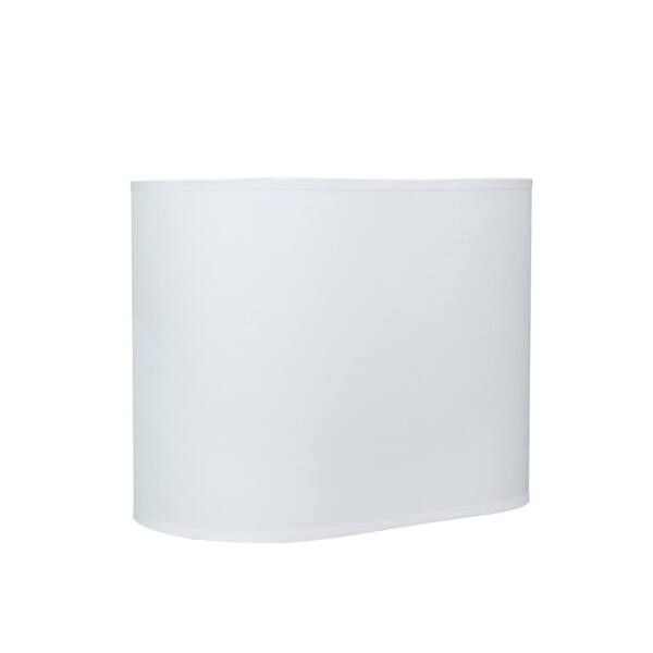 oval lampshade white