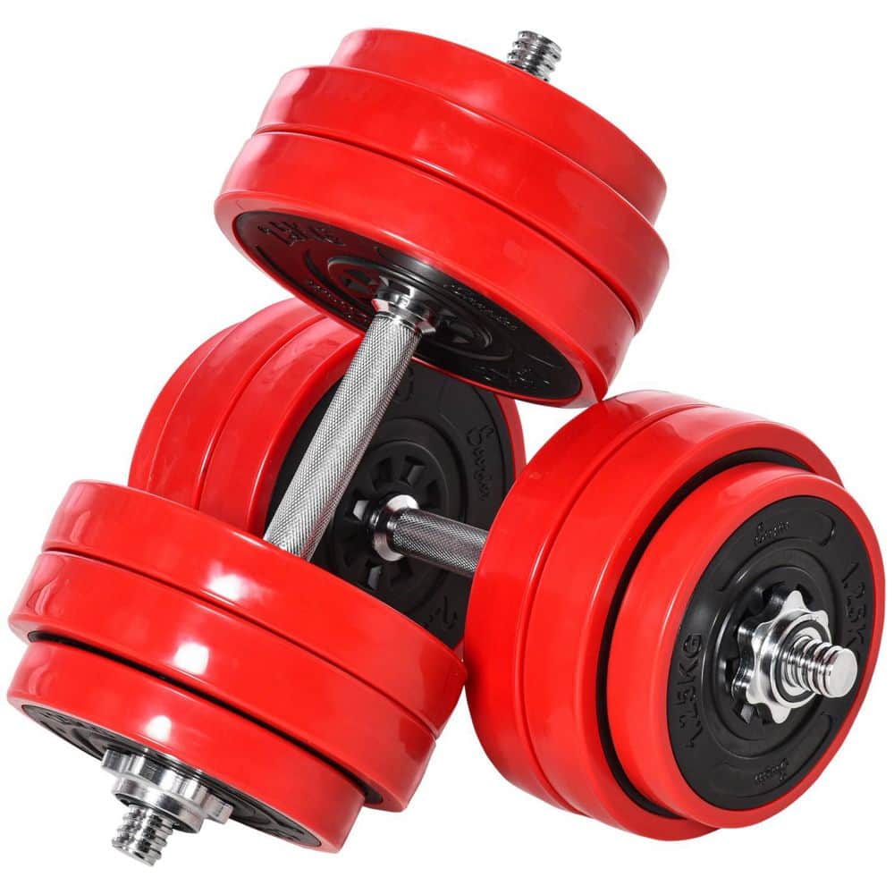 66 lb. Red Steel Adjustable Weight Dumbbell Set price history on PriceWatchPro