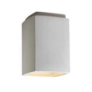 Radiance Collection 6.5 in. 1-Light Bisque LED Flush-Mount