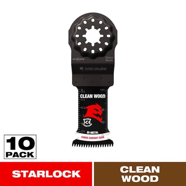 1-1/4 in. Demo Demon Starlock Bi-Metal Oscillating Blades for Clean Wood (10-Pack)