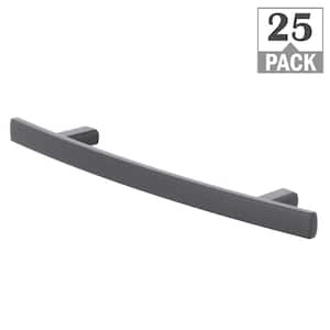 Contemporary Beam 5-1/16 in. (128 mm) Matte Black Classic Cabinet Pull (25-Pack)