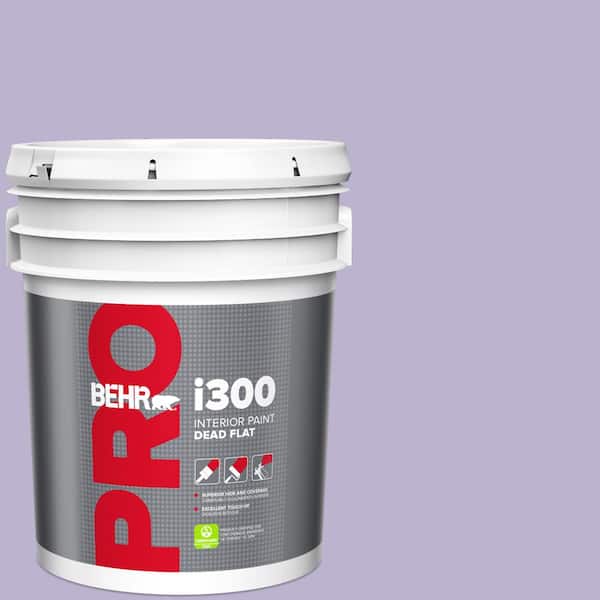 BEHR PRO 5 gal. #M560-3 Grape Hyacinth Dead Flat Interior Paint