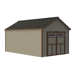 Dover 12 ft. x 20 ft. Wood Garage Kit without Floor