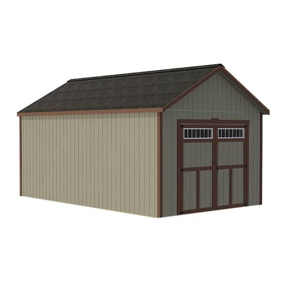Best Barns Dover 12 ft. x 20 ft. Wood Garage Kit without Floor