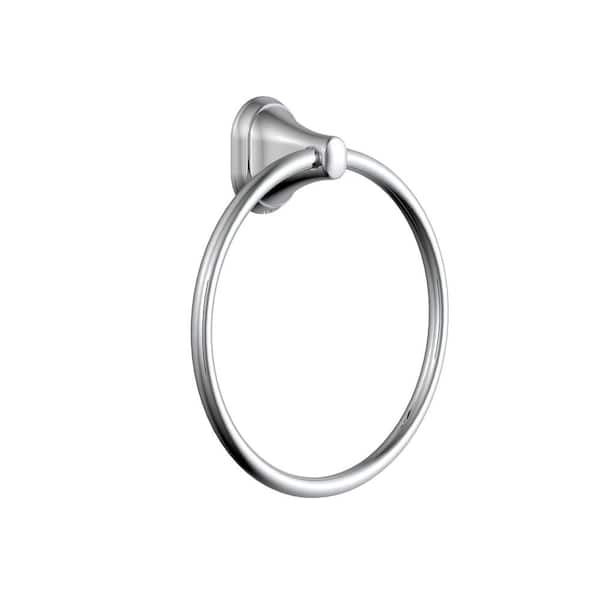 Glacier Bay Treyburn Towel Ring in Chrome BZ451600CP - The Home Depot