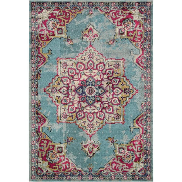 Medici Valencia Light Blue 7' 0 x 10' 0 Area Rug