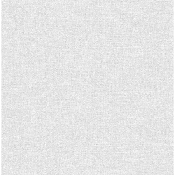 Brewster Home Fashions Glen Light Grey Linen Wallpaper Sample