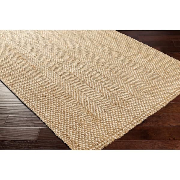 Jerita Khaki Doormat 2 ft. x 4 ft. Indoor Area Rug