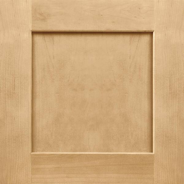 American Woodmark Reading 14 9/16 x 14 1/2 x 3/4-in. D Cabinet Door Sample in Maple Rye