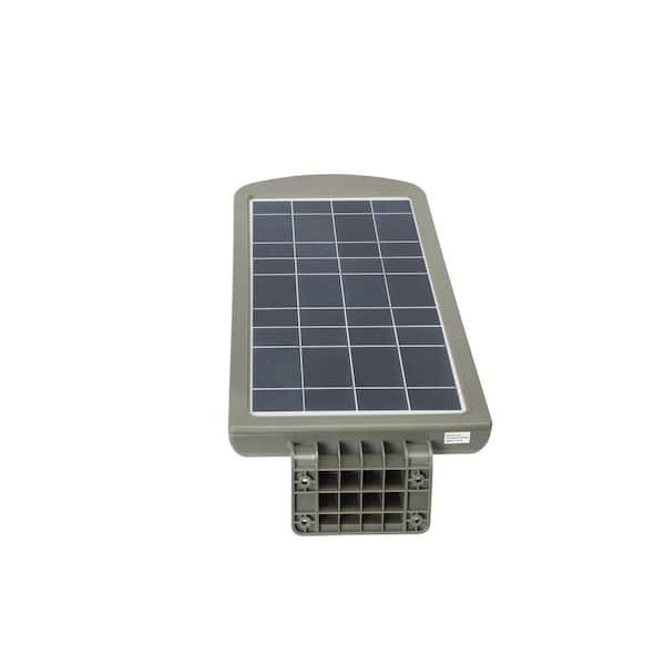 GAMA SONIC Solar 2800 Lumen Dark Grey 2-in-1 Outdoor Motion