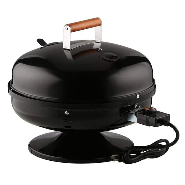 Americana Lock 'n Go Portable Electric Grill in Black 2120.4.111 - The Home  Depot
