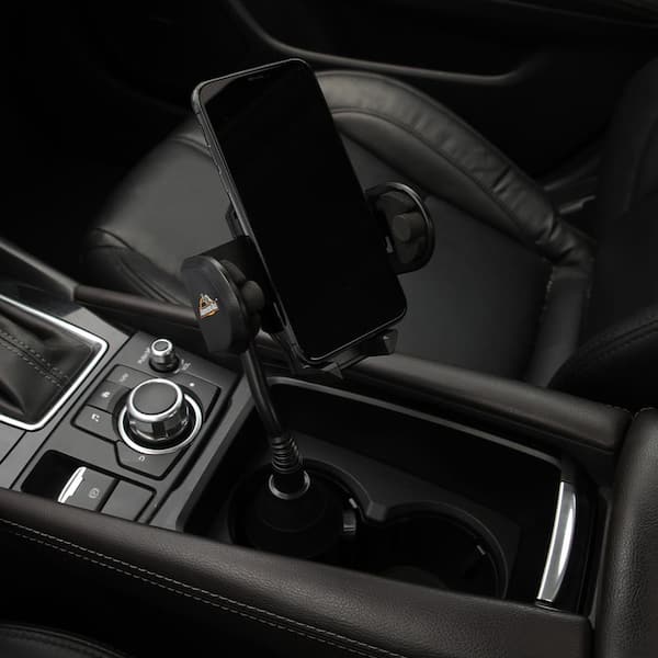 1pc Black Car Multi-functional Mobile Phone Stand Hook, Car Back