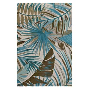 Kai Ivory 3 ft. x 5 ft. Coastal and Casual Hand-Tufted Wool Area Rug
