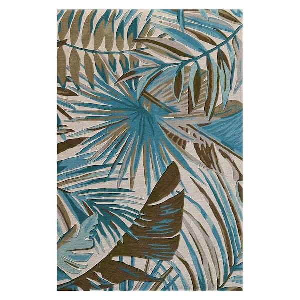 Kai Ivory 3 ft. x 5 ft. Coastal and Casual Hand-Tufted Wool Area Rug