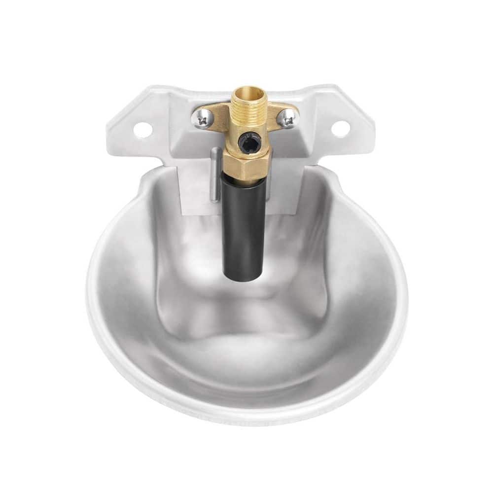 Stainless Steel Automatic Water Drinking Bowl with Copper Valve for Sheep Goat Cattle Pig Dog Livestock Supplies price history on PriceWatchPro