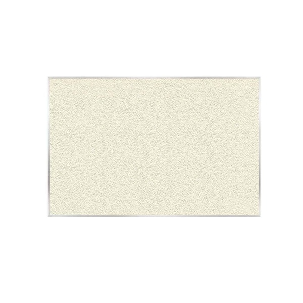ghent Vinyl 48 in. x 96 in. Bulletin Board with Aluminum Frame, Ivory, (1-Pack)