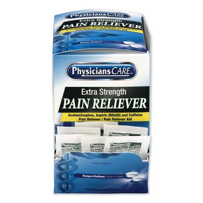 Extra-Strength Pain Reliever (2-Pack, 50-Packs/Box)