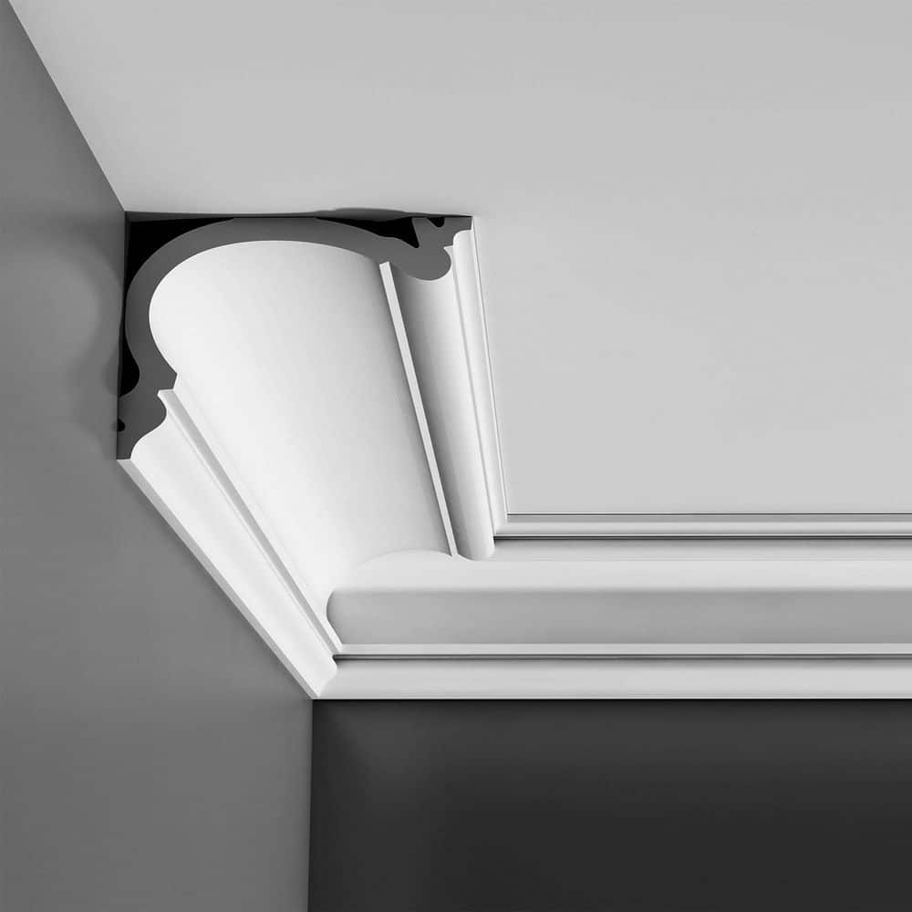 Primed White Polyurethane Crown Moulding Set of 10