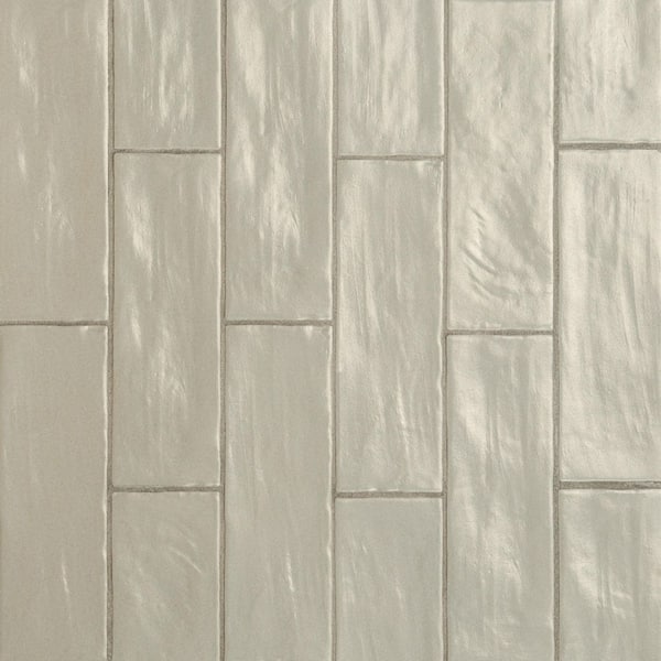 ＡＬＯＥです。 MSI Zelyge Aloe 2.5 in. x 8 in. Satin Ceramic Floor and Wall