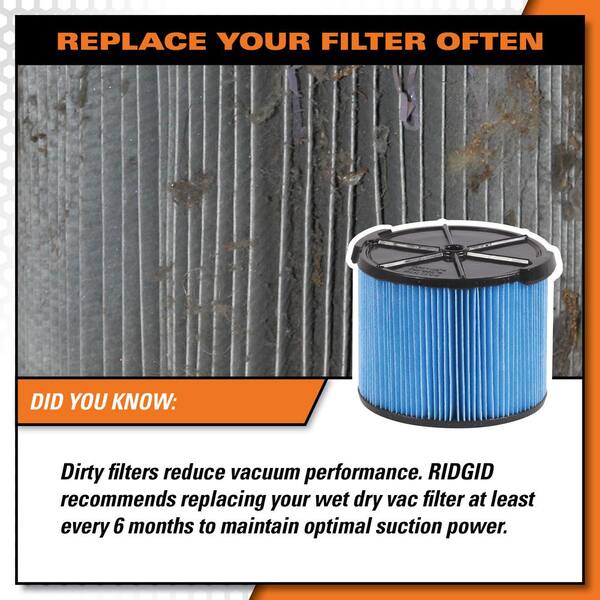 RIDGID Filter Kit with VF3500 Fine Dust 