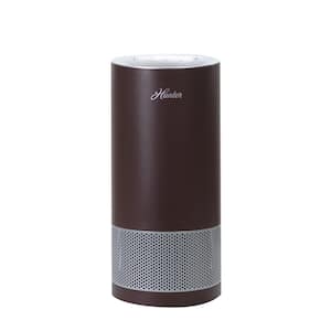 HP400 104 sq. ft. Round Tower Air Purifier for Allergy and Asthma Relief in Bronze and Silver