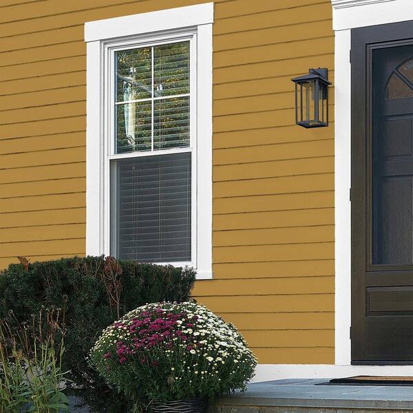 Glidden Essentials 1 gal. PPG1106-7 Butterscotch Ripple Flat/Matte