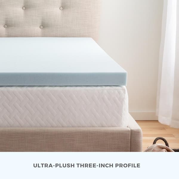 shorty memory foam mattress topper