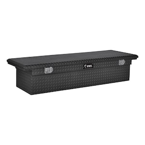 69 in. Matte Black Aluminum Truck Tool Box with Low Profile (Heavy Packaging)
