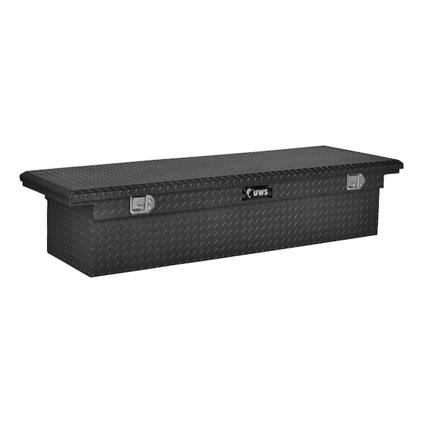 UWS 69 in. Matte Black Aluminum Truck Tool Box with Low Profile (Heavy Packaging)