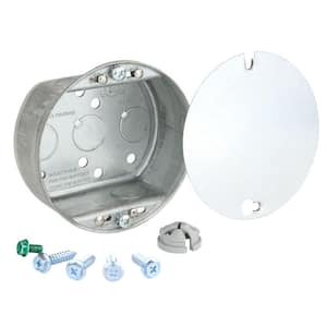 1-1/2 in. Deep 15.3 cu. in. Ceiling Fan Box with Metal Cover