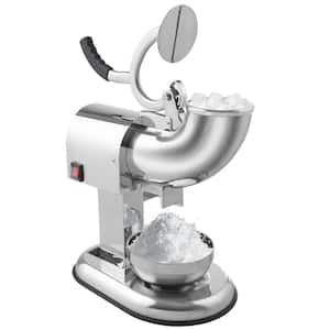 116.8 oz. Per Minute Stainless Steel Countertop Shaved Ice Machine - 250W Motor Ice Shaver and Snow Cone Machine