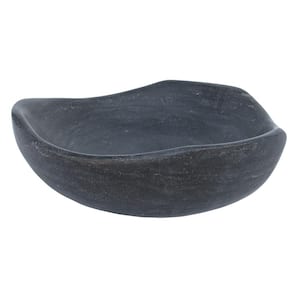 Free-form Vessel Sink in Honed Black Limestone