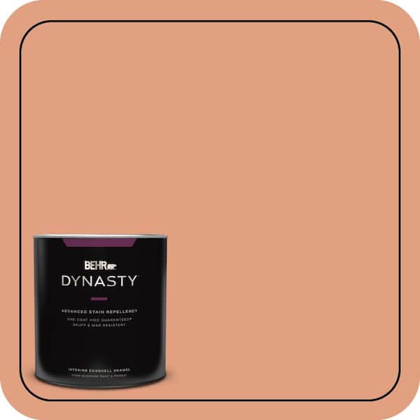 BEHR DYNASTY 1 qt. #230D-4 Pecos Spice Eggshell Enamel Interior Stain-Blocking Paint and Primer