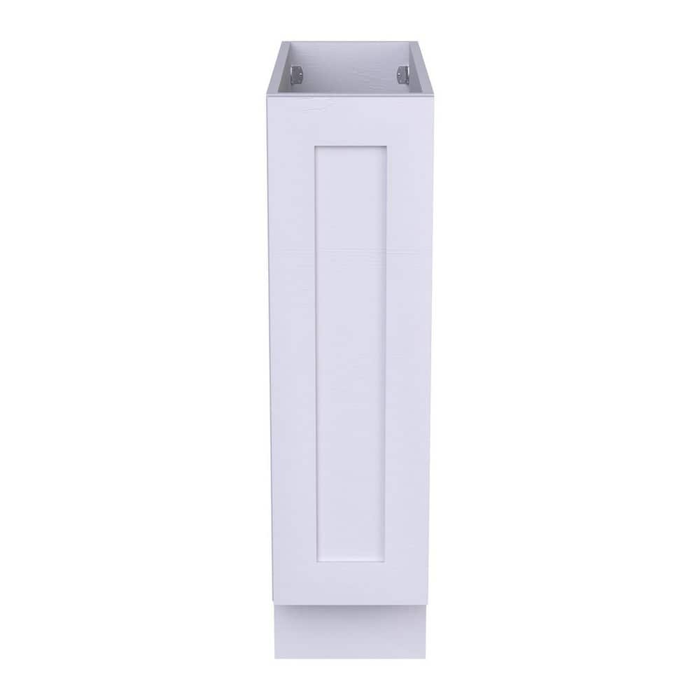 9 in. W x 24 in. D x 34.5 in. H in Ready to Assemble Plywood Pull Out Pantry Drawer Base Kitchen Cabinet in White