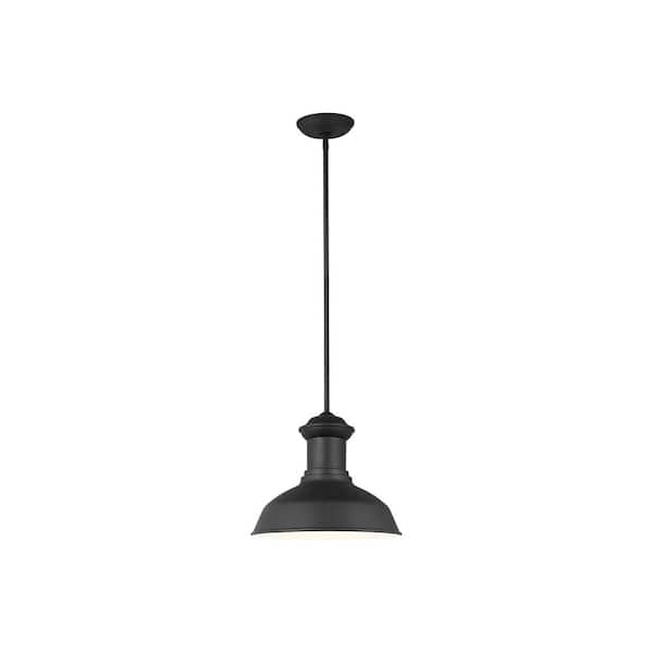 Fredricksburg 1-Light Black Outdoor Pendant Light
