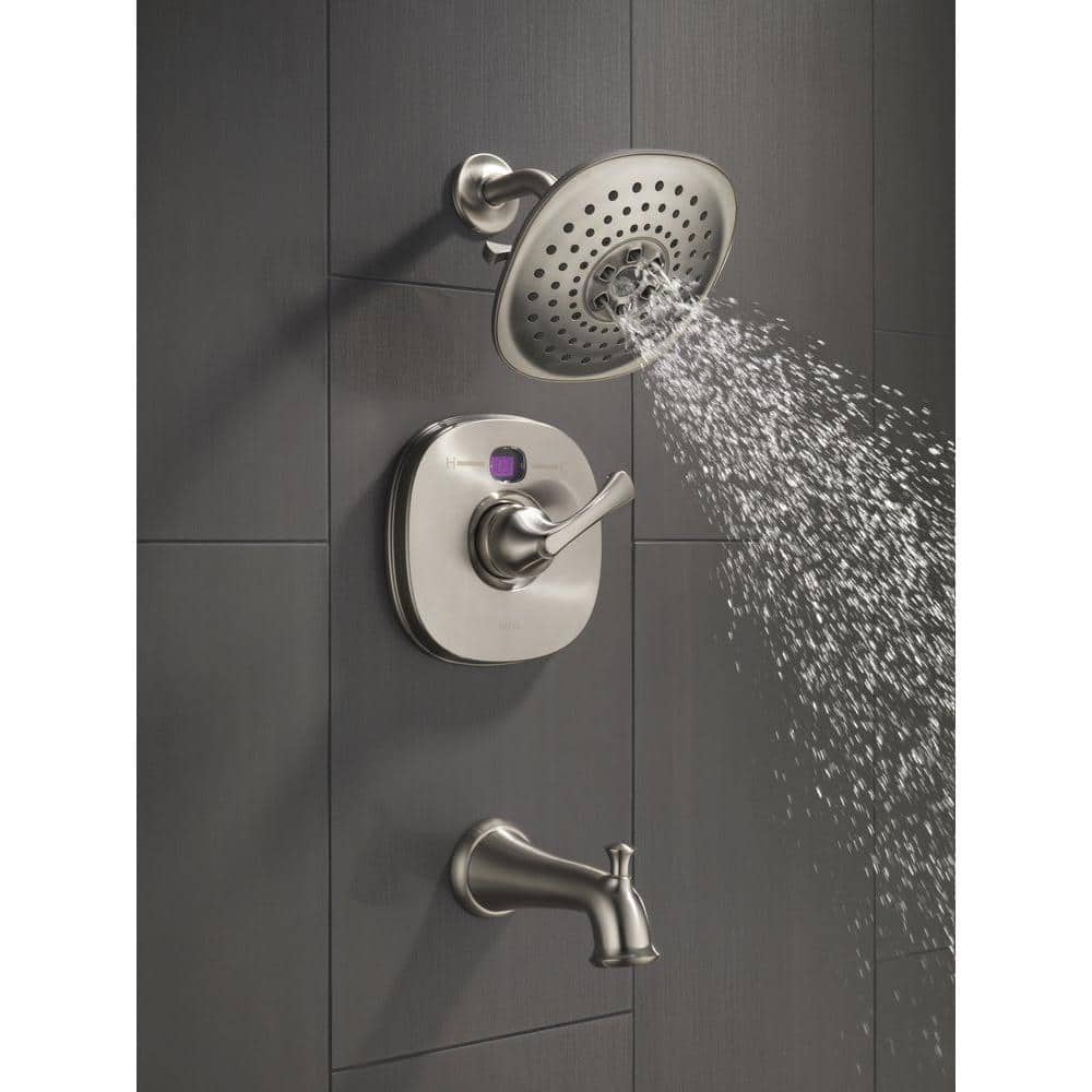 Modern Stainless Steel Wall Mounted Tub Spout with Diverter