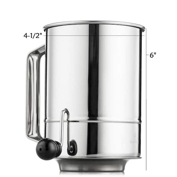 Battery Operated Flour Sifter  Stainless Steel Flour Sifter