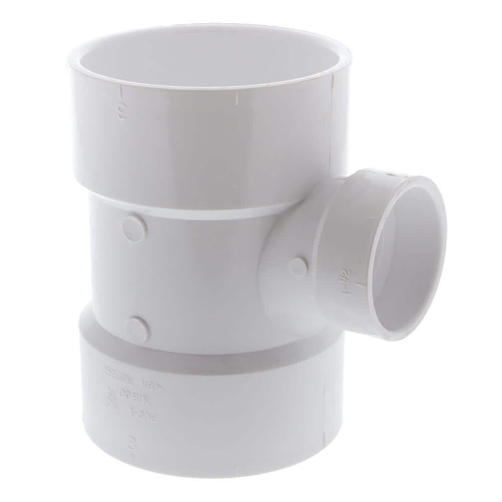 3 in. x 3 in. x 1-1/2 in. PVC DWV All Hub Sanitary Reducing Tee price history on PriceWatchPro