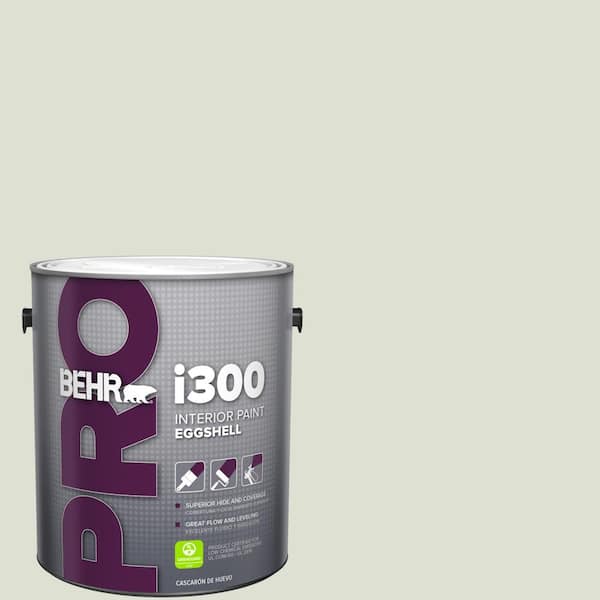 BEHR PRO 1 gal. #PPU10-12 Whitened Sage Eggshell Interior Paint