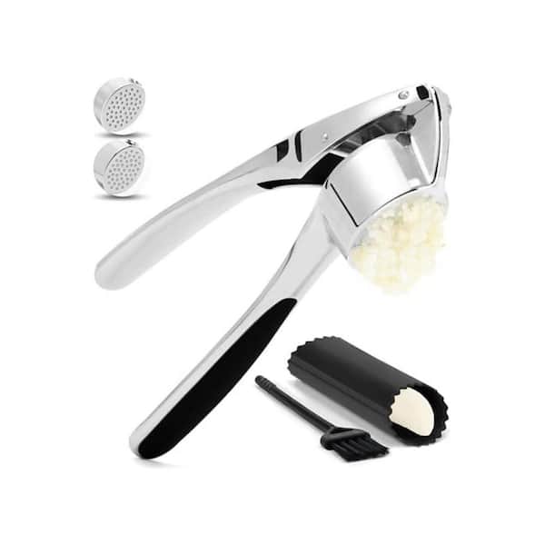 Professional Garlic Mincer Tool Easy Squeeze Soft Ergonomic Handle Silicone Garlic Peeler Brush Kitchen Accessory