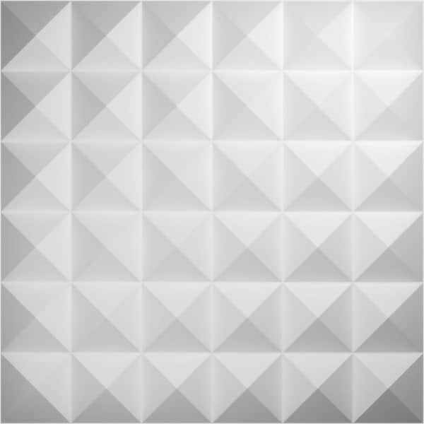 19 5/8"W x 19 5/8"H Damon EnduraWall Decorative 3D Wall Panel Covers 133.73 Sq. Ft. (50-Pack for 133.73 Sq. Ft.)