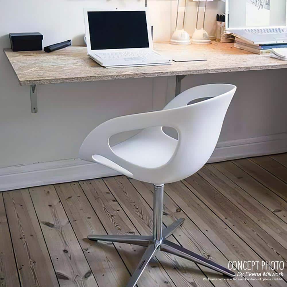 Hammered White Steel Bracket for Shelves and Countertops