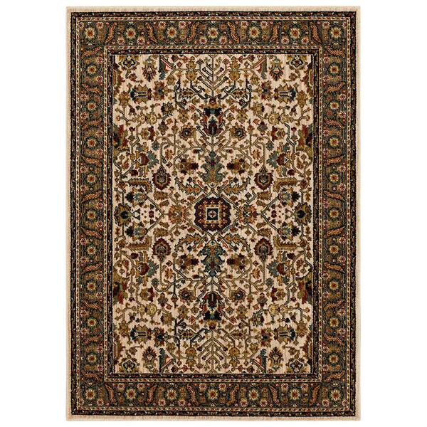 Home Decorators Collection Mariah Vanilla 4 ft. x 6 ft. Area Rug